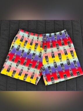 Coca Cola Multicolor Large Athletic Shorts